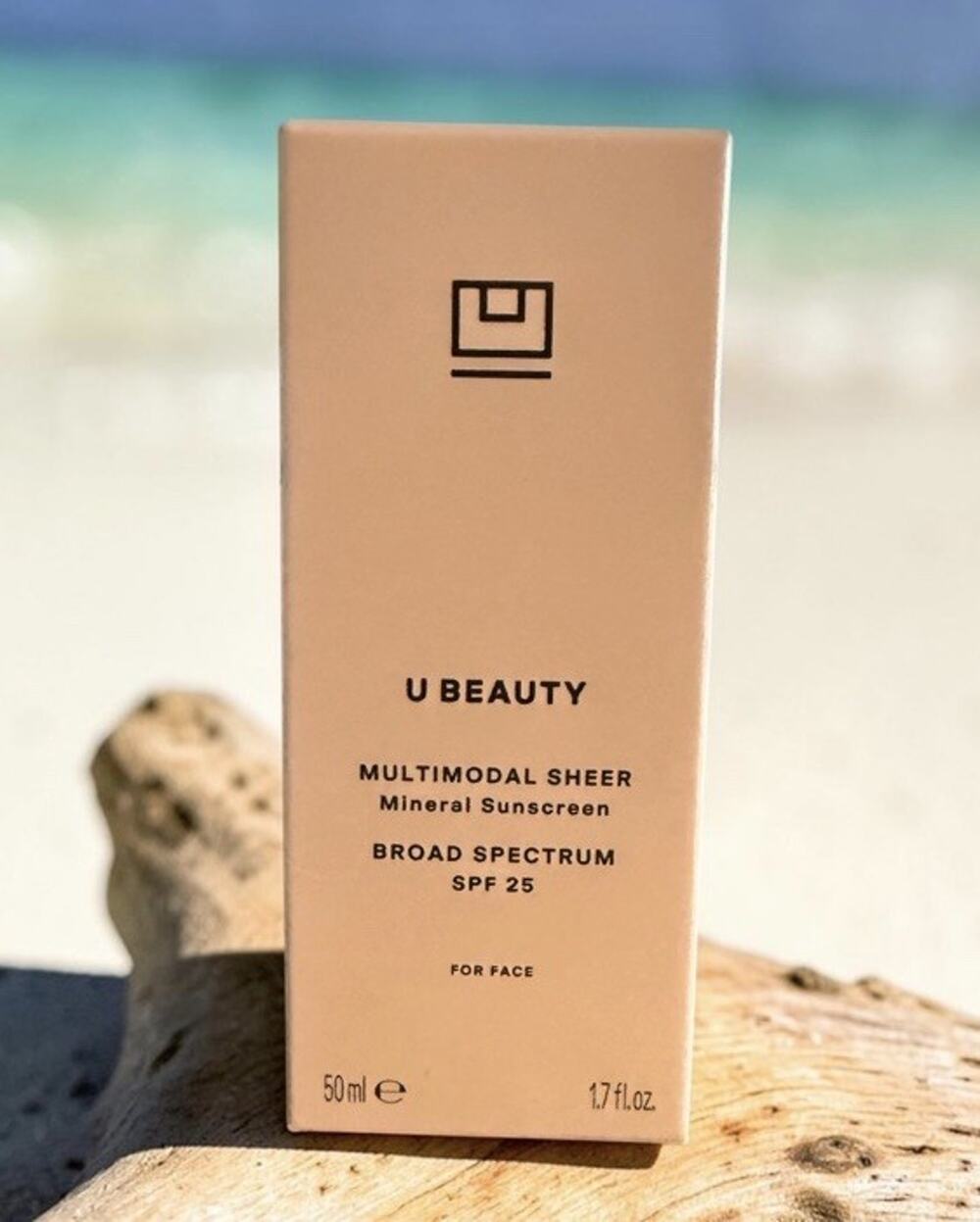 U BEAUTY Multimodal Sheer Mineral Sunscreen SPF 25 1.7 fl oz / 50 ml NIB/ SEALED